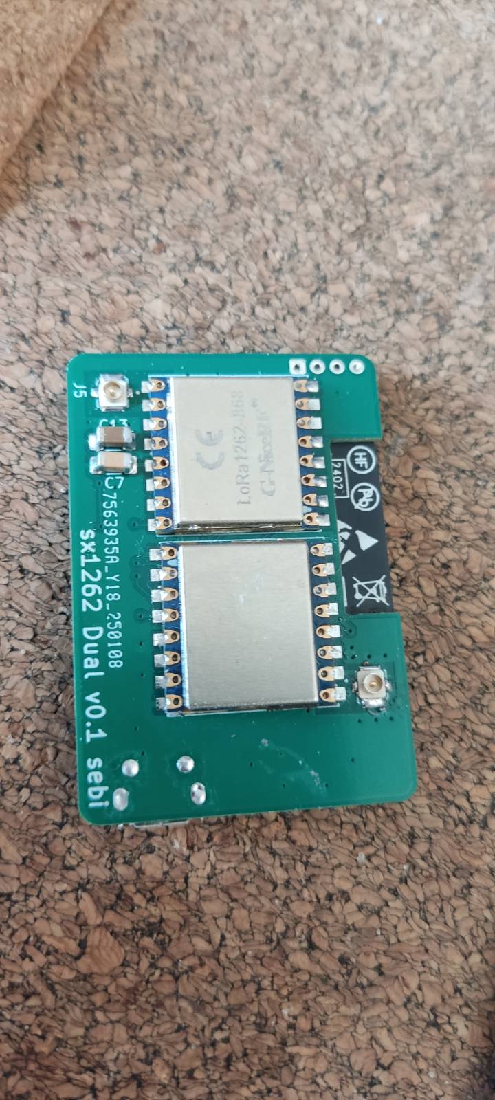 RX communication module with antenna